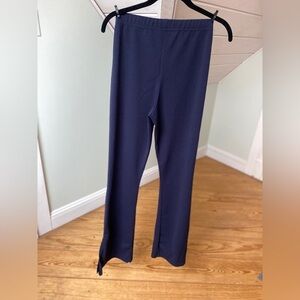 NWT Urban Outfitters Navy Flared Pant with Side Slits Women's Size S